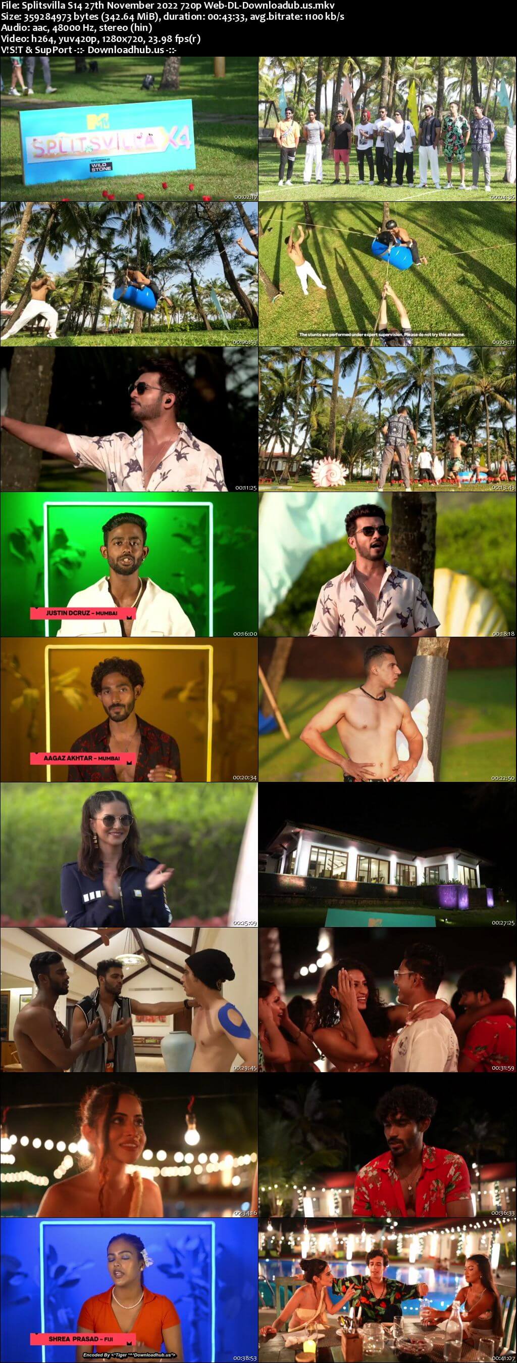 Splitsvilla S14 27 November 2022 Episode 06 Web-DL 720p 480p