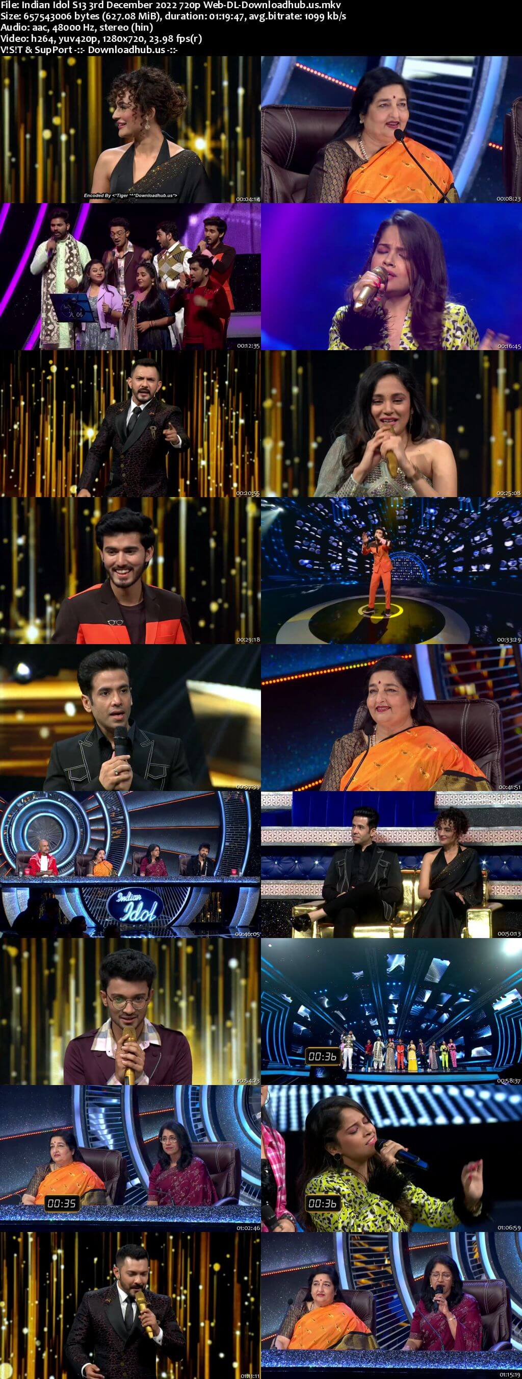 Indian Idol S13 03 December 2022 Episode 25 Web-DL 720p 480p