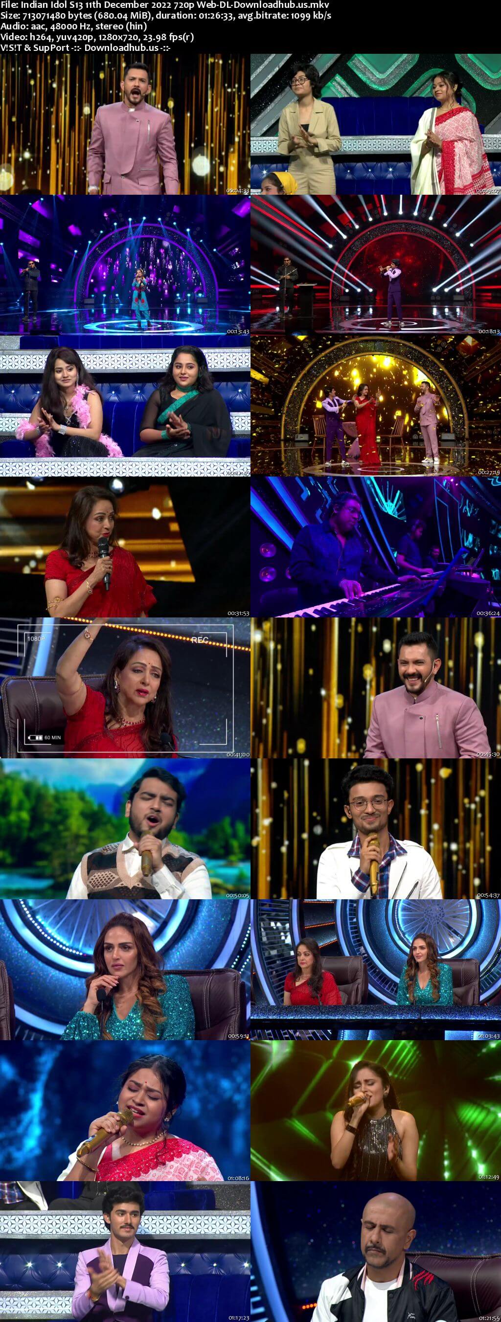 Indian Idol S13 11 December 2022 Episode 28 Web-DL 720p 480p