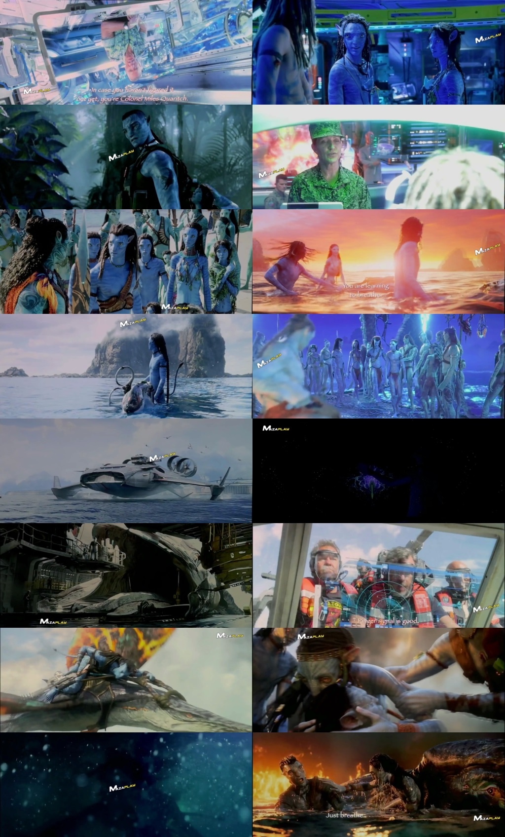 Avatar The Way of Water 2022 Hindi Dual Audio 1080p 720p 480p UNCUT HQ S-Print ESubs HEVC