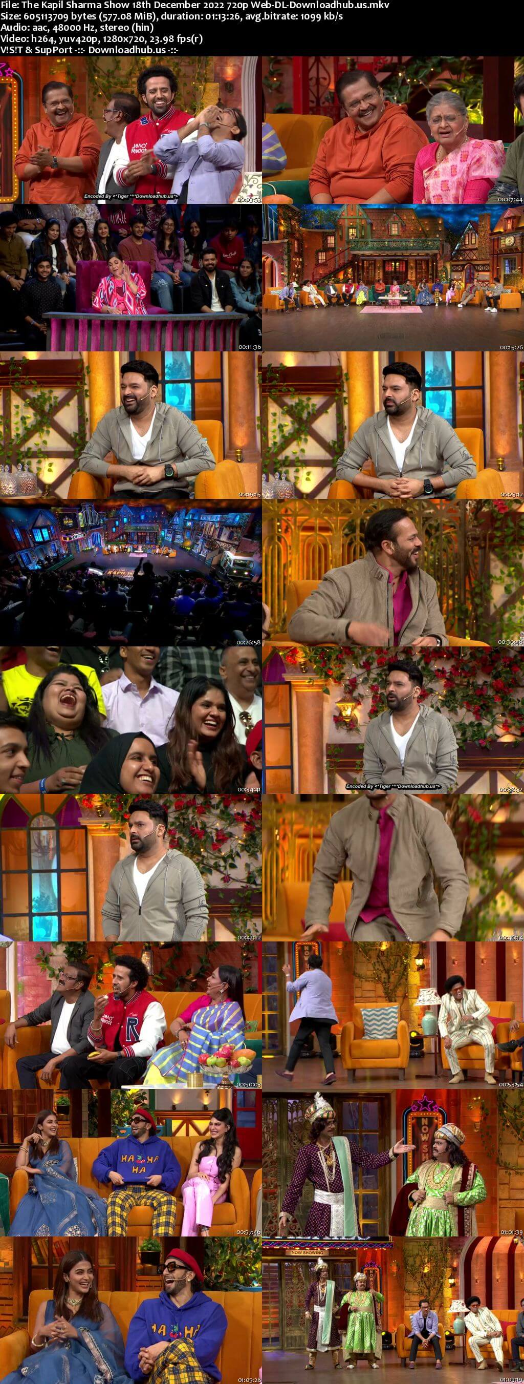 The Kapil Sharma Show 18 December 2022 Episode 289 Web-DL 720p 480p