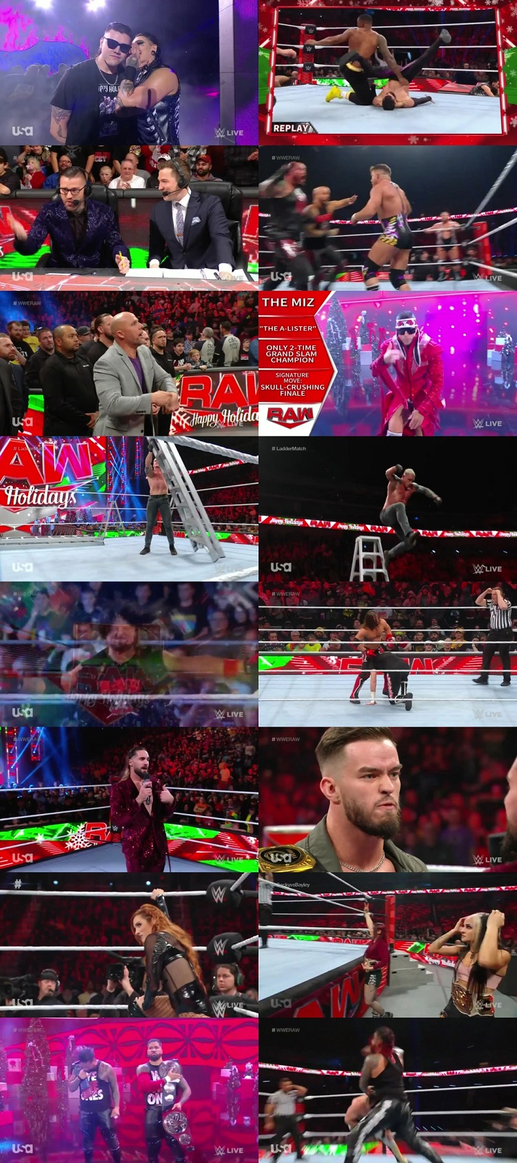 WWE Monday Night Raw 19th December 2022 720p 600MB HDTVRip 480p