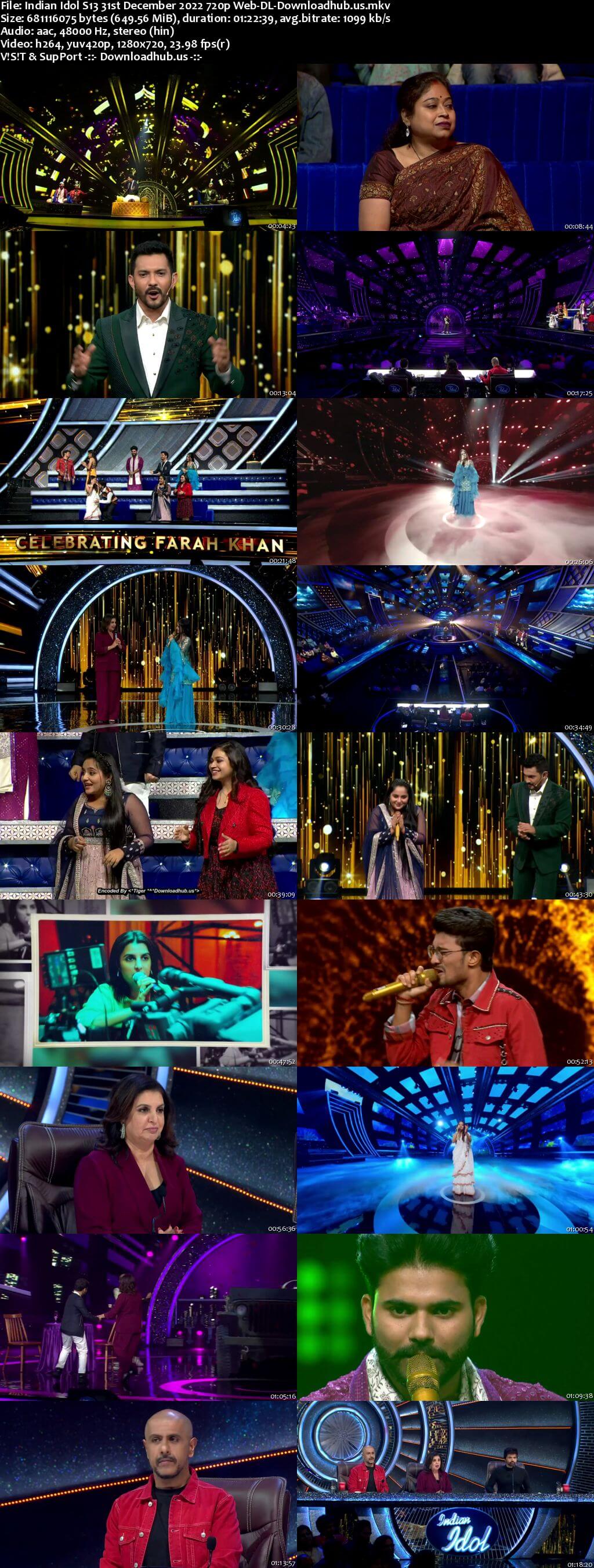 Indian Idol S13 31 December 2022 Episode 33 Web-DL 720p 480p