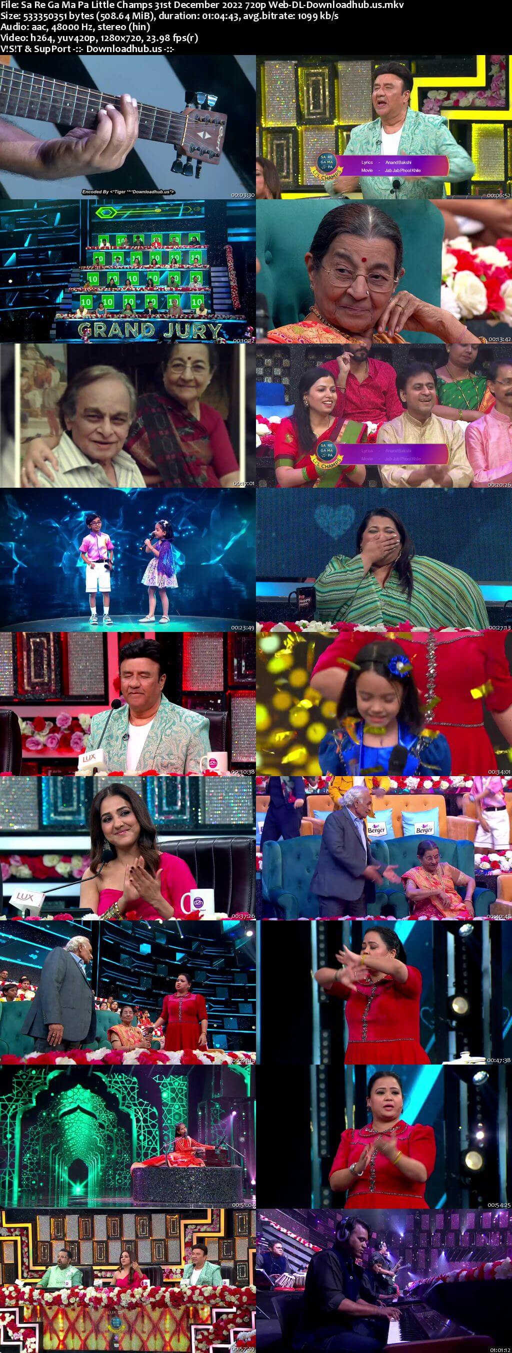 Sa Re Ga Ma Pa Little Champs 31 December 2022 Episode 23 Web-DL 720p 480p