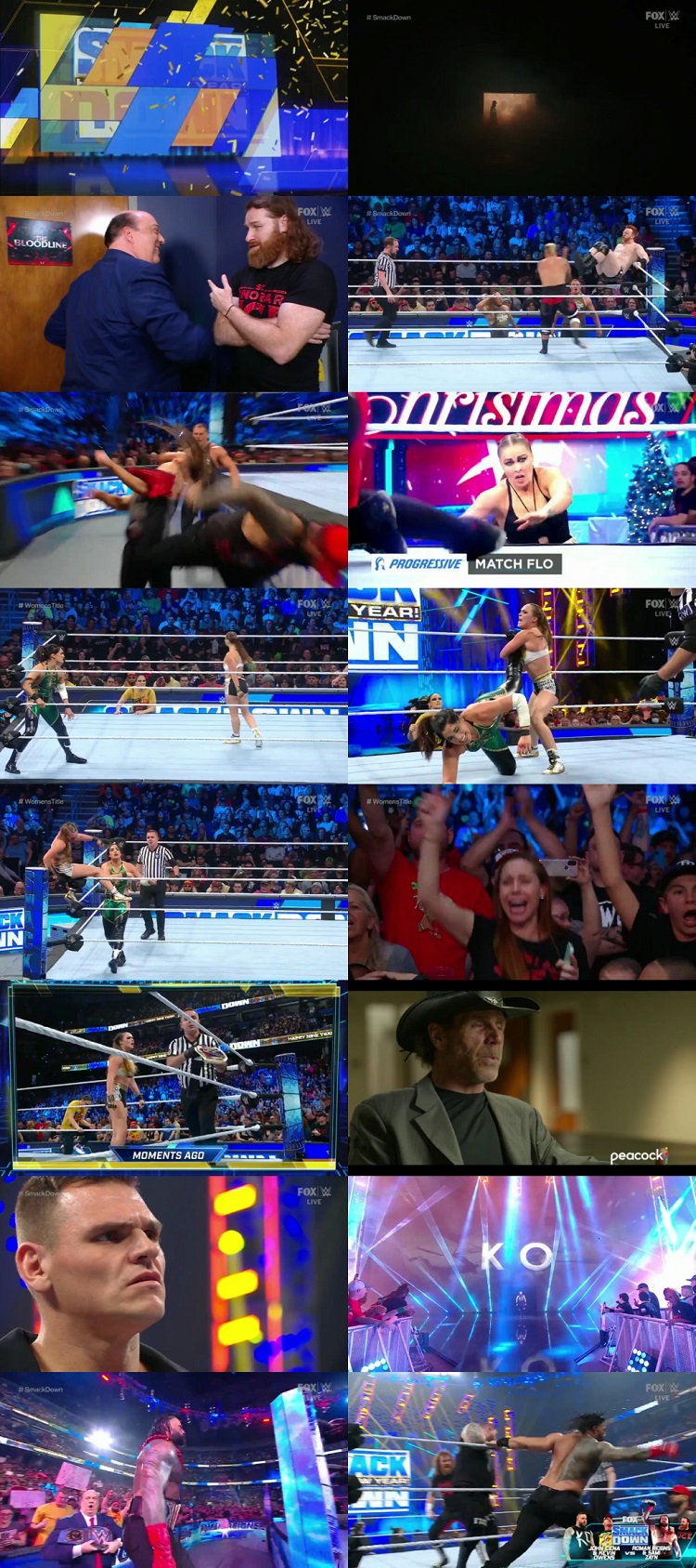 WWE Friday Night Smackdown 30th December 2022 720p 350MB HDTV 480p