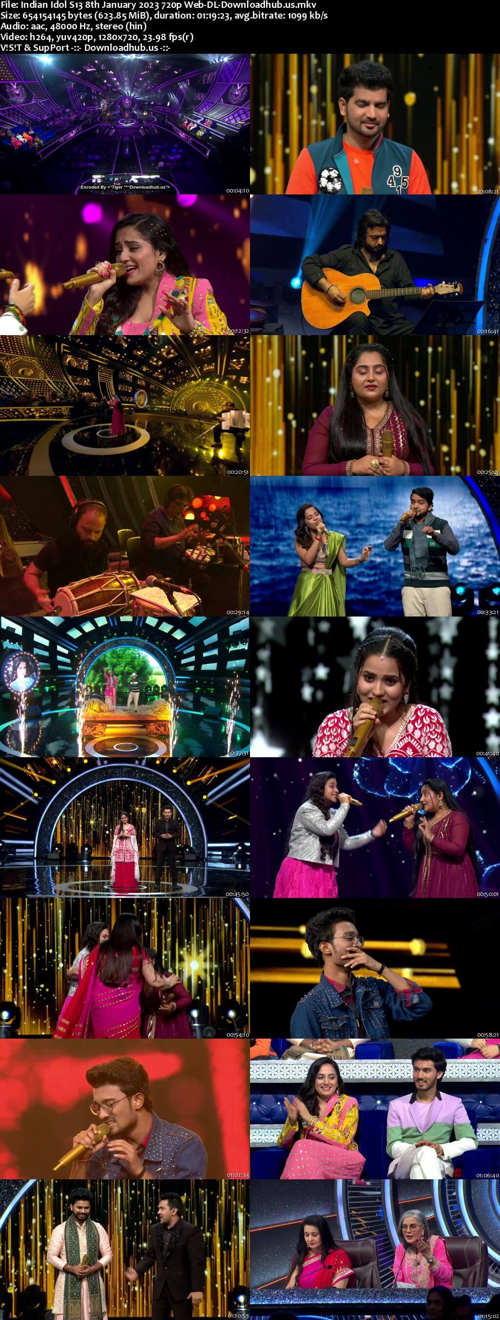 Indian Idol S13 08 January 2023 Episode 36 Web-DL 720p 480p