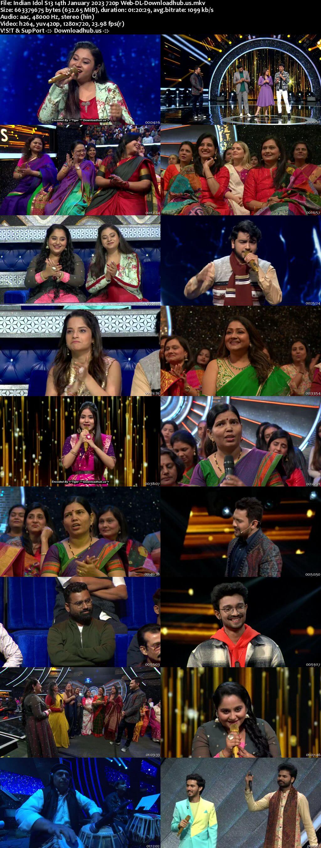 Indian Idol S13 14 January 2023 Episode 37 Web-DL 720p 480p