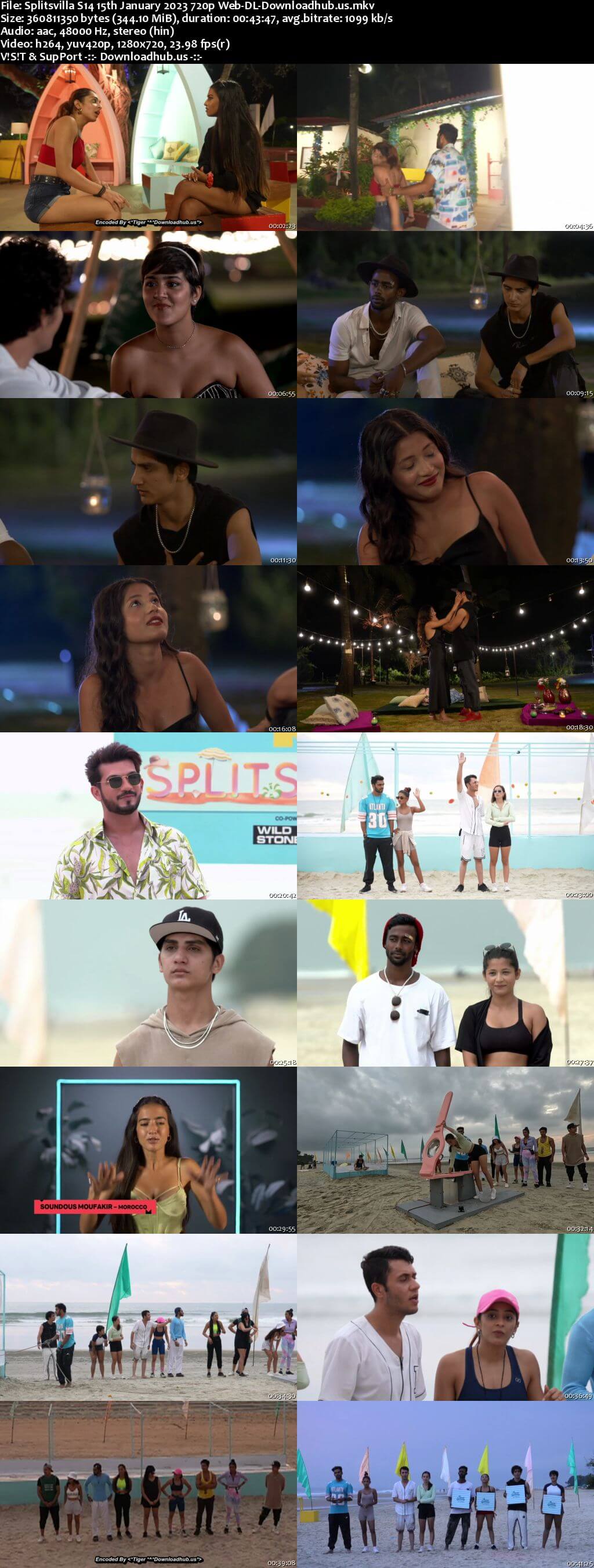 Splitsvilla S14 15 January 2023 Episode 20 Web-DL 720p 480p