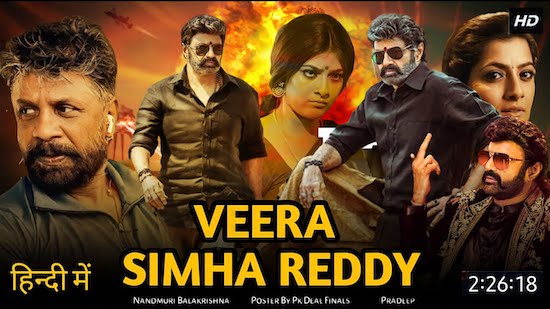 Veera Simha Reddy 2023 Hindi Dubbed 720p 480p pDVDRip [1.3GB 550MB]