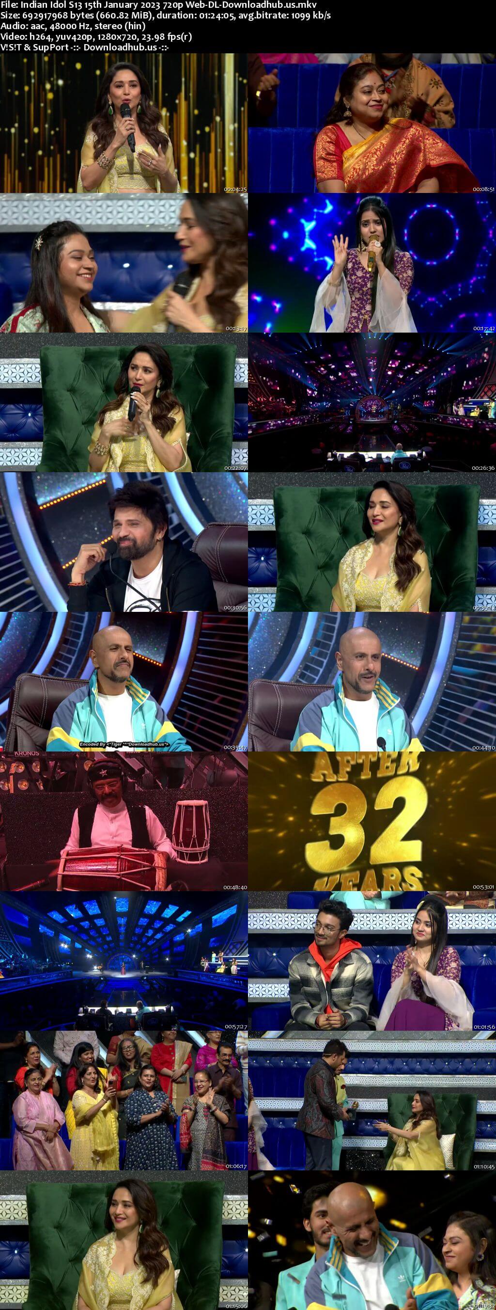 Indian Idol S13 15 January 2023 Episode 38 Web-DL 720p 480p