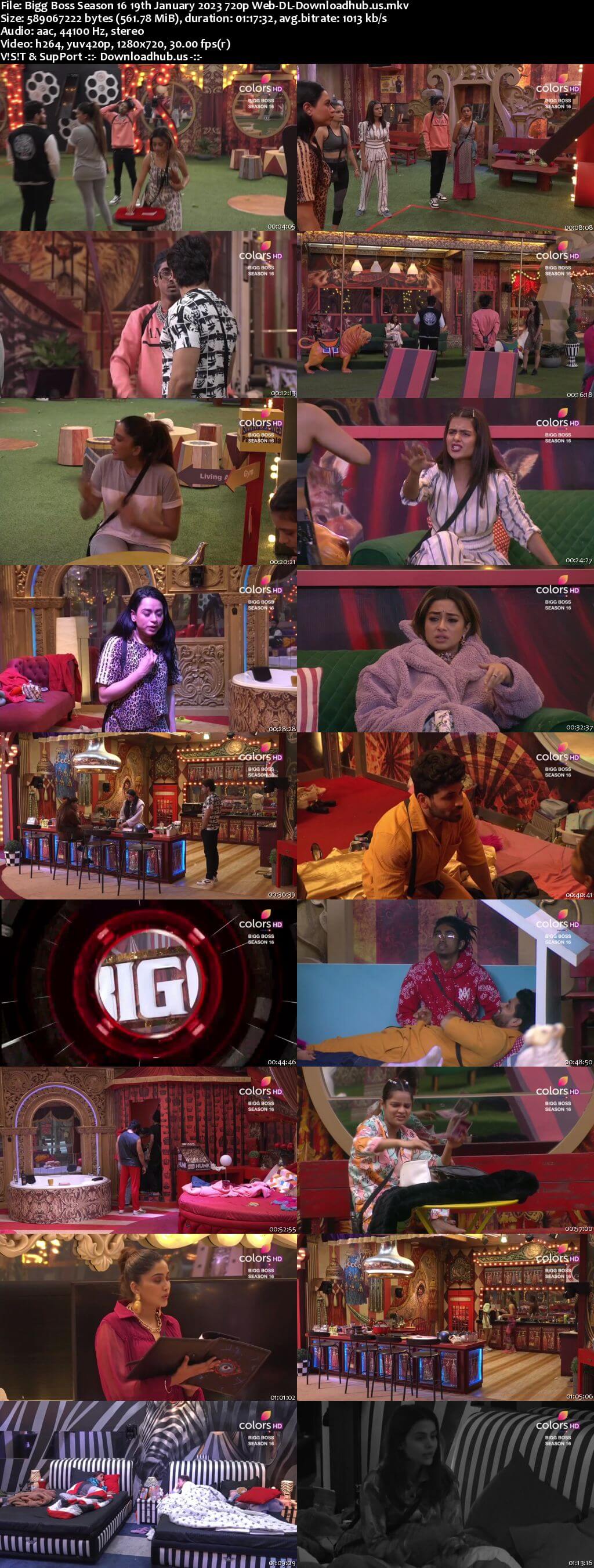 Bigg Boss Season 16 19th January 2023 Episode 111 Web-DL 1080p 720p 480p