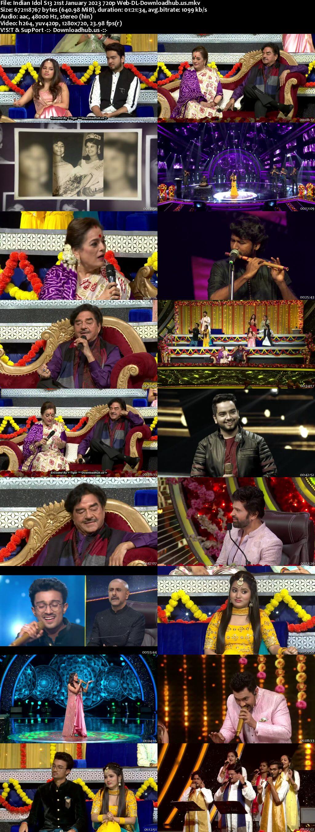 Indian Idol S13 21 January 2023 Episode 39 Web-DL 720p 480p