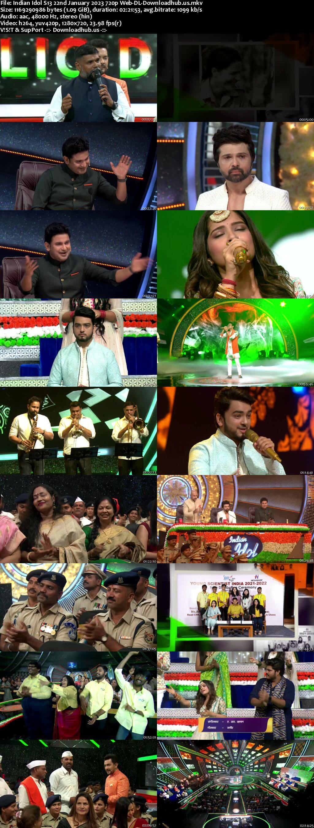 Indian Idol S13 22 January 2023 Episode 40 Web-DL 720p 480p