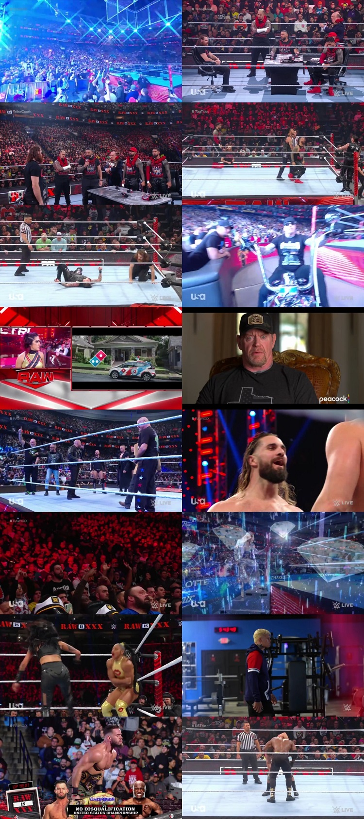 WWE Monday Night Raw 23rd January 2022 720p 600MB HDTVRip 480p