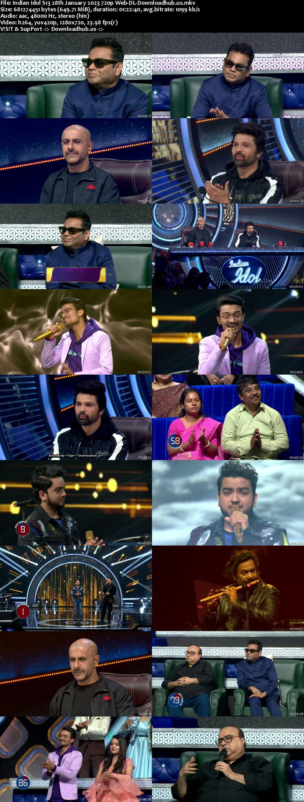 Indian Idol S13 28 January 2023 Episode 41 Web-DL 720p 480p