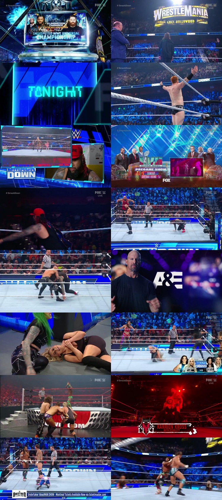 WWE Friday Night Smackdown 10th February 2022 720p 350MB HDTV 480p