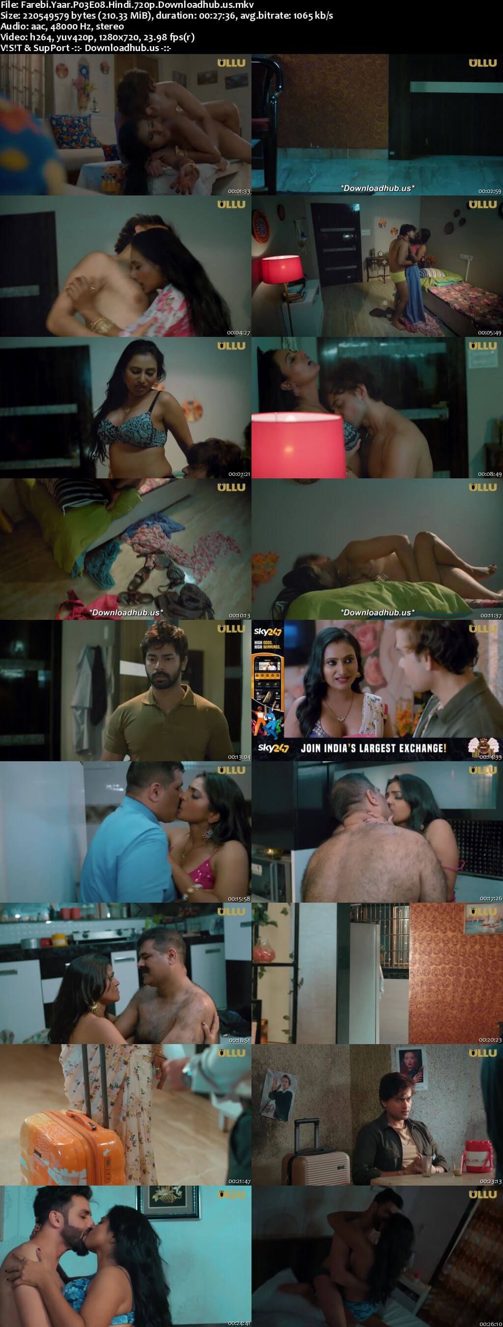 Farebi Yaar 2023 Hindi Part 03 ULLU WEB Series 720p HDRip x264