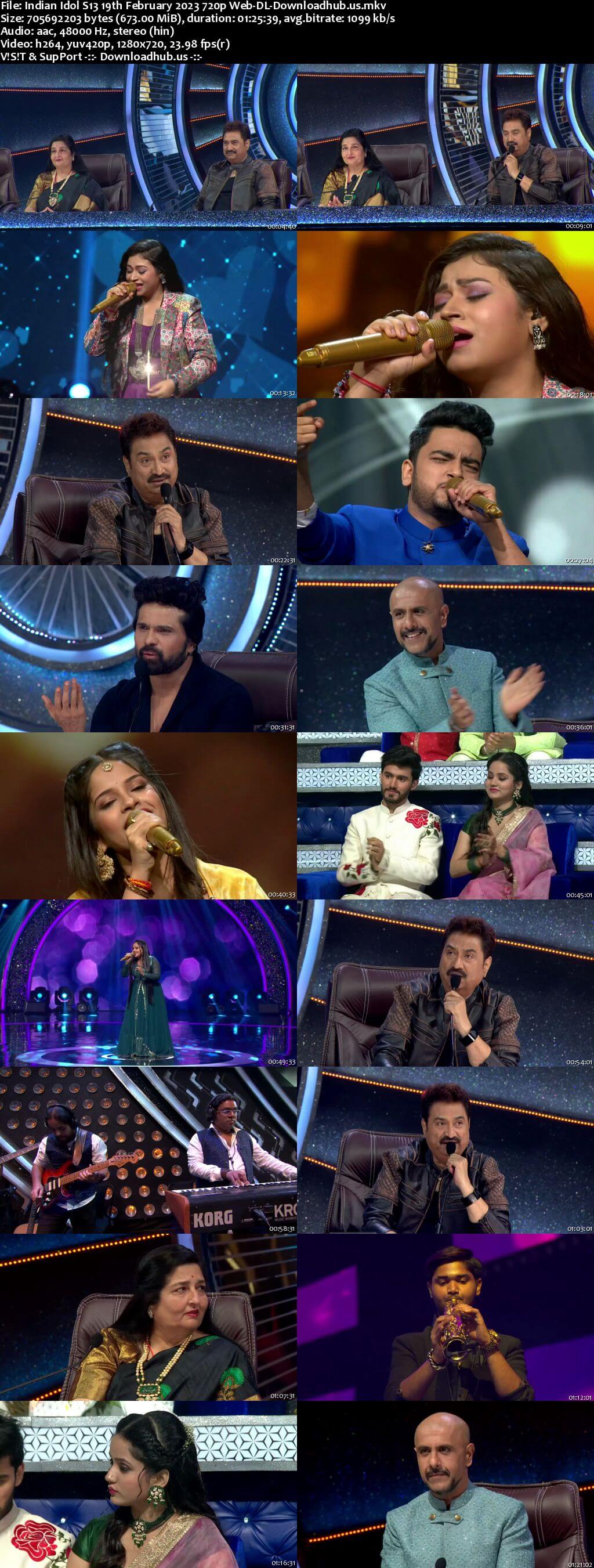 Indian Idol S13 19 February 2023 Episode 48 Web-DL 720p 480p