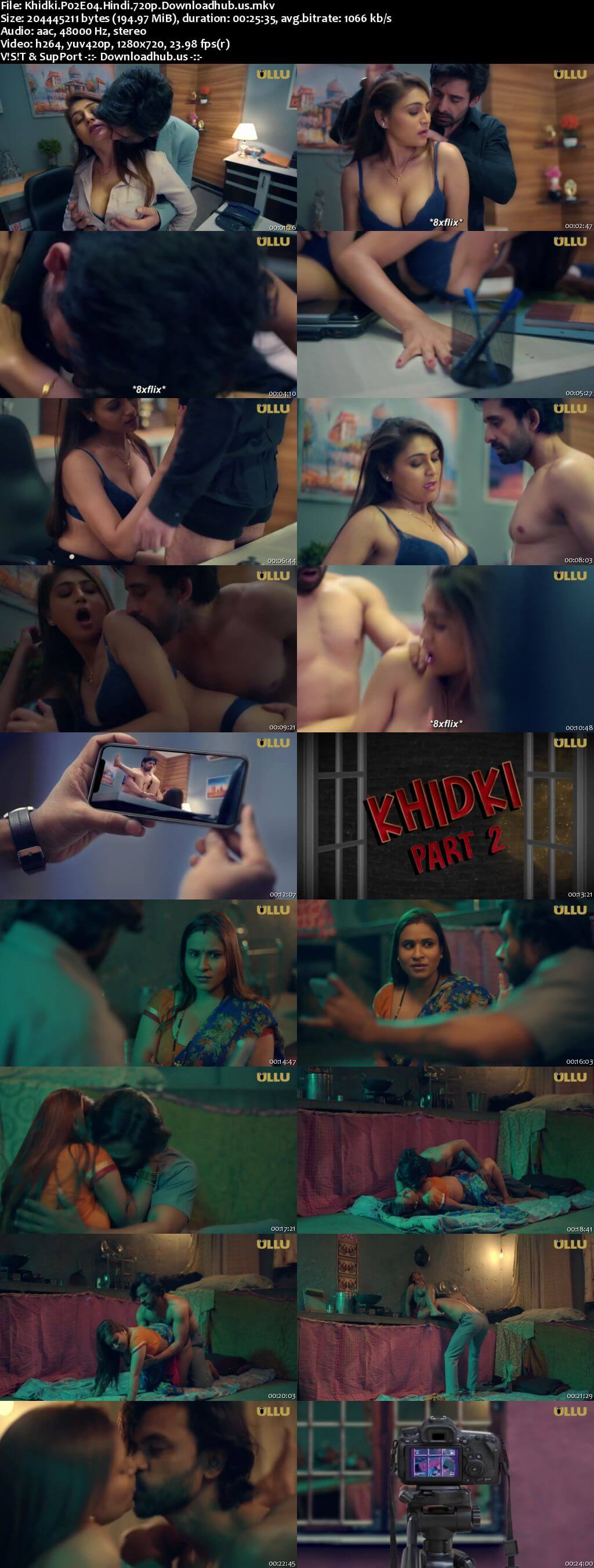 Khidki 2023 Hindi Part 02 ULLU WEB Series 720p HDRip x264