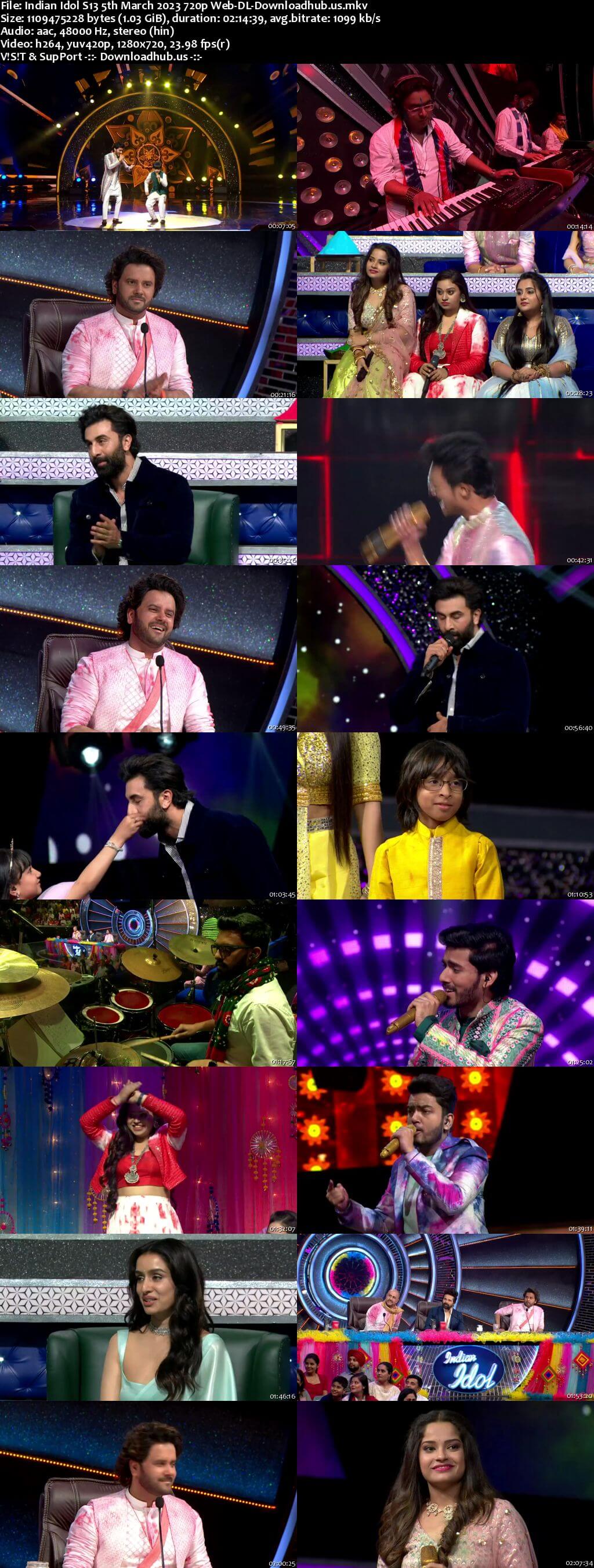 Indian Idol S13 05 March 2023 Episode 52 Web-DL 720p 480p