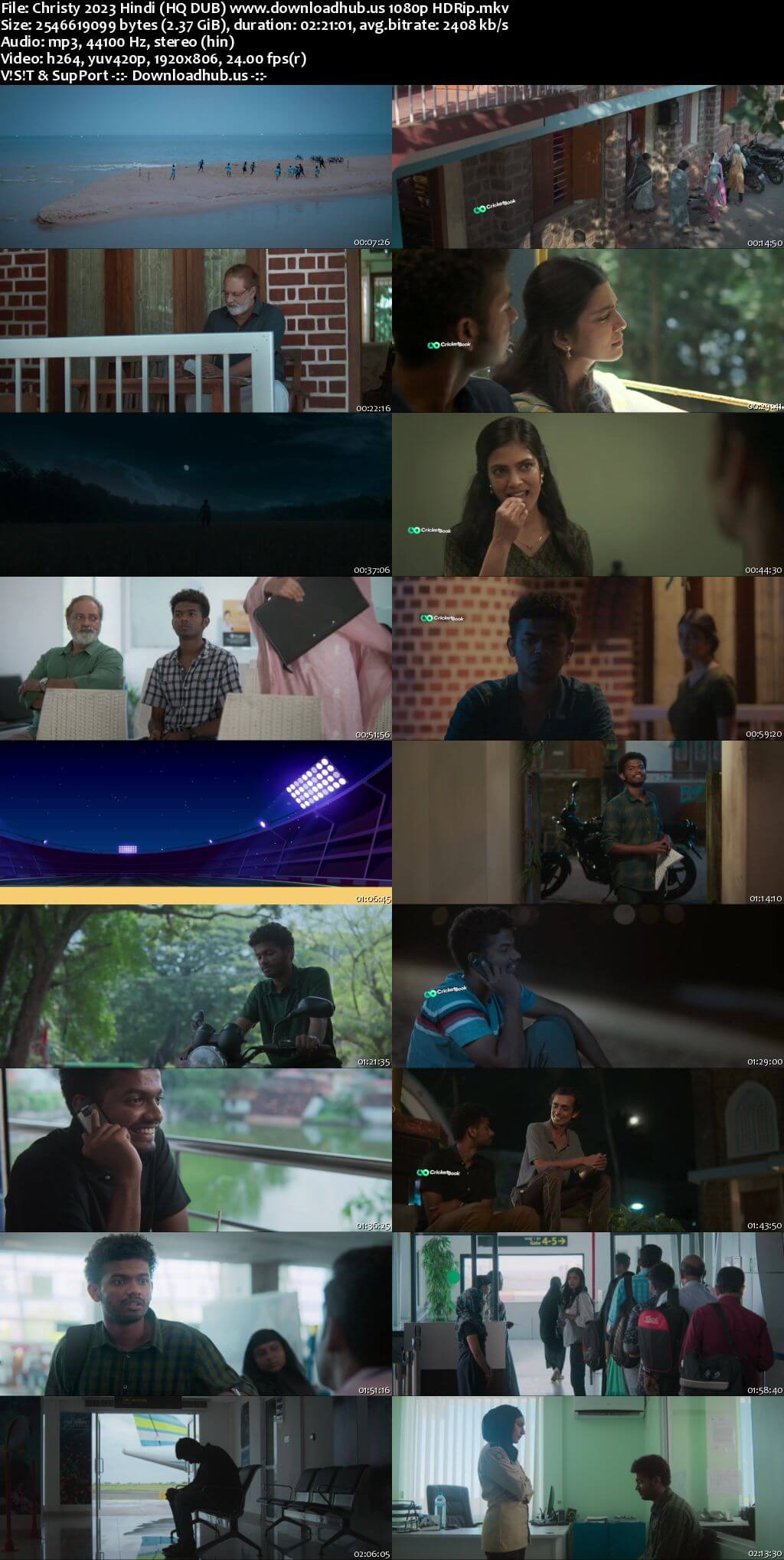 Christy 2023 Hindi (HQ DUB) 1080p 720p 480p HDRip HEVC