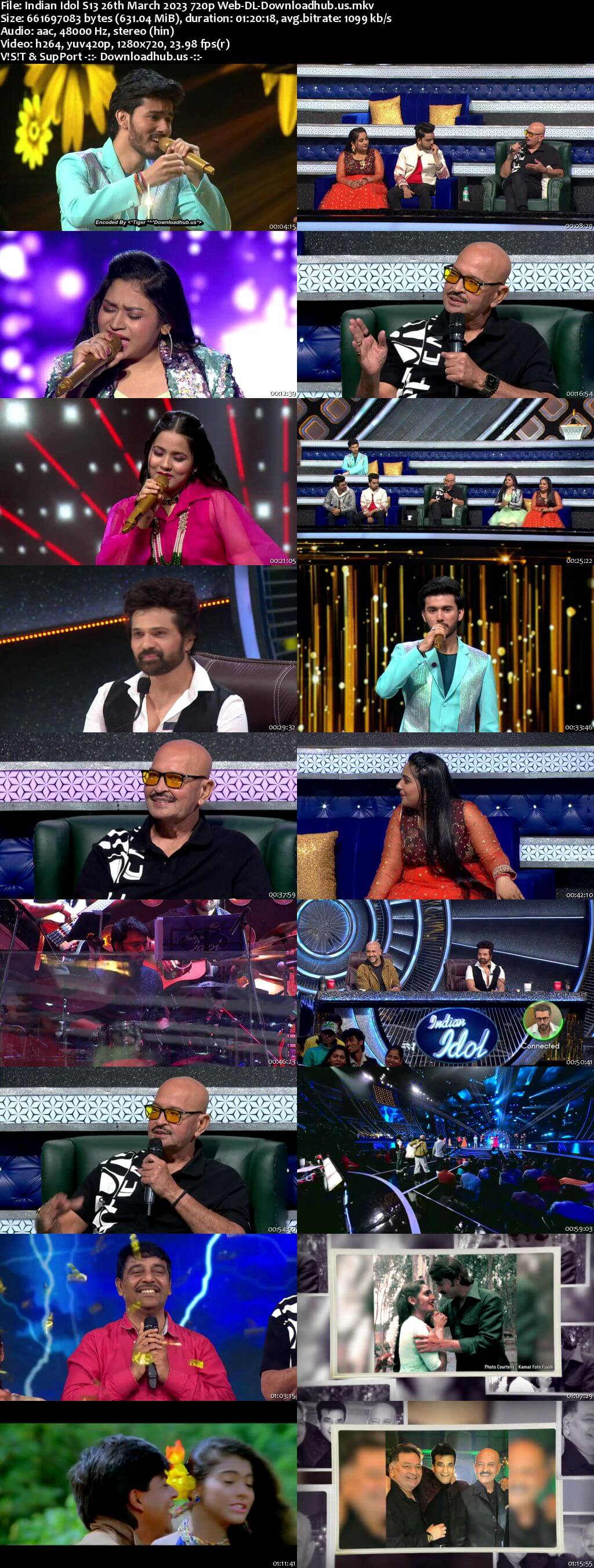 Indian Idol S13 26 March 2023 Episode 58 Web-DL 720p 480p