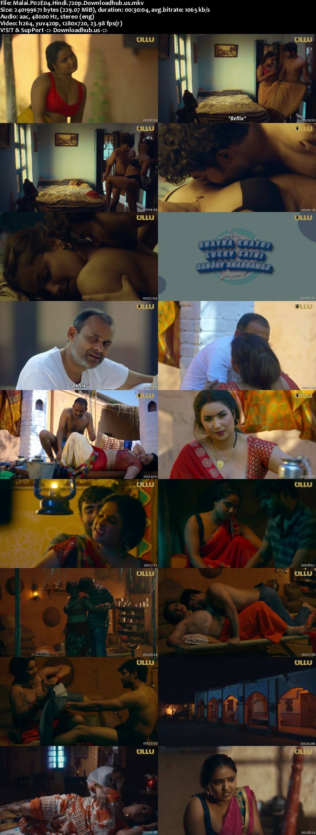 Malai 2023 Hindi Part 02 ULLU WEB Series 720p HDRip x264