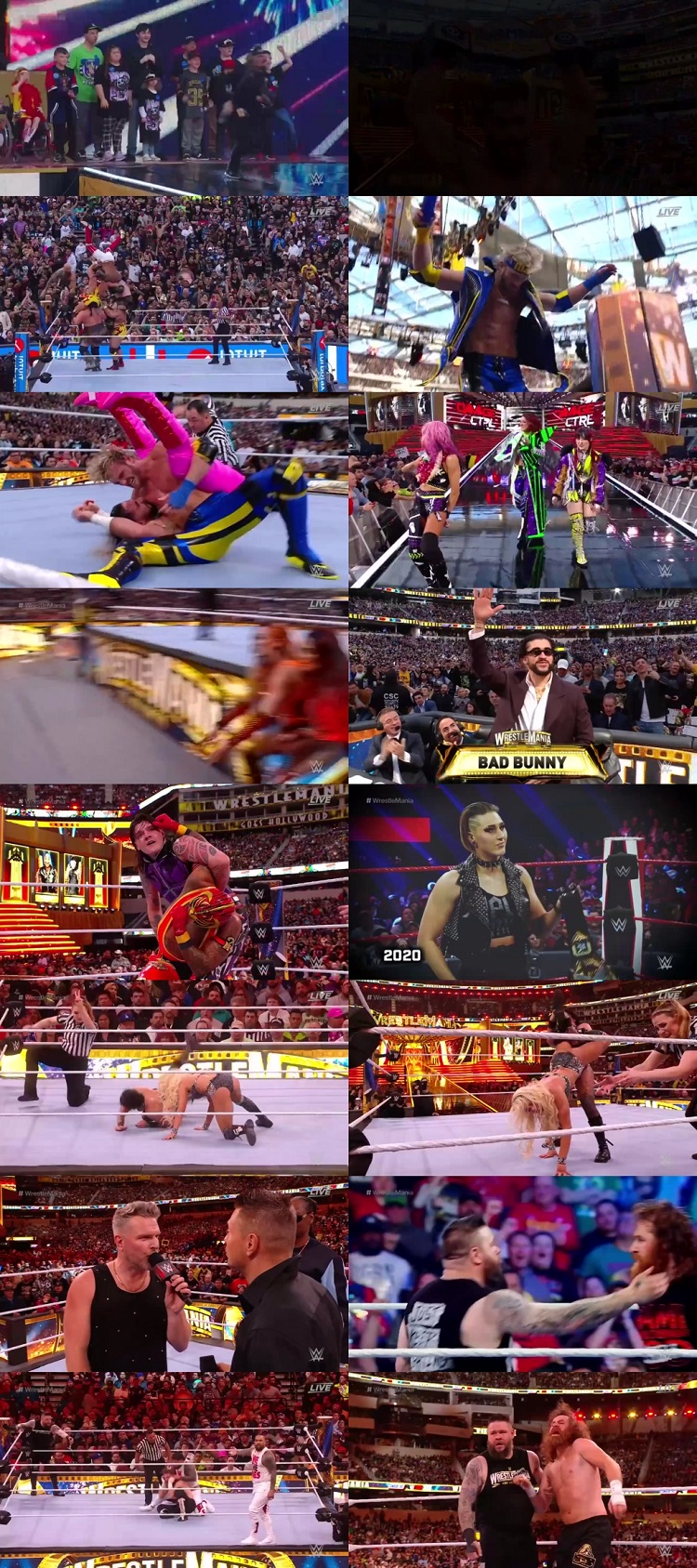 WWE WrestleMania 39 2st April 2023 Night 02 720p 900MB PPV WEBRip 480p