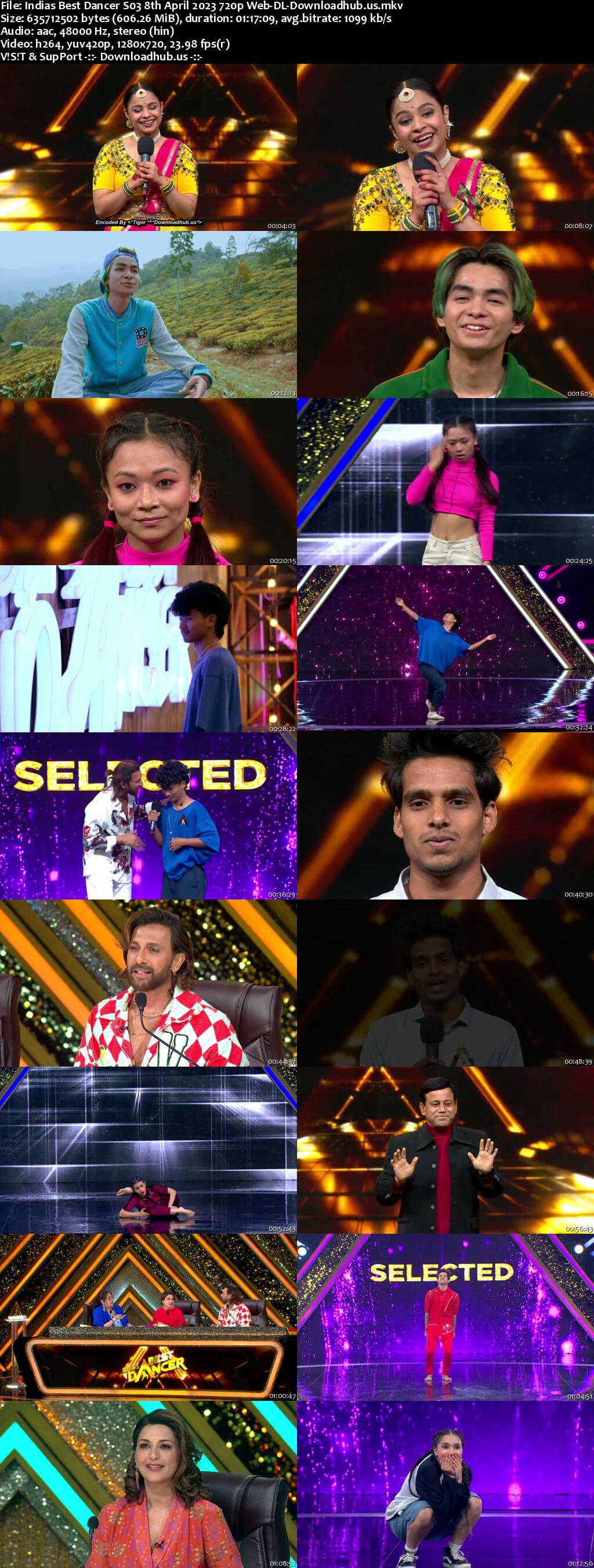 Indias Best Dancer S03 08 April 2023 Episode 1 Web-DL 720p 480p