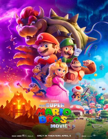 The Super Mario Bros Movie 2023 Hindi Dubbed 720p 480p HDCAM | Full Movie