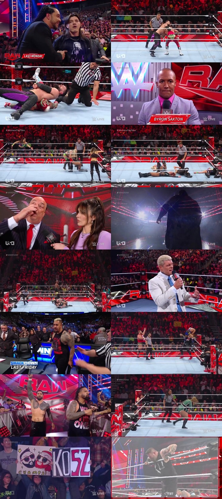 WWE Monday Night Raw 10th April 2023 720p 500MB HDTVRip 480p