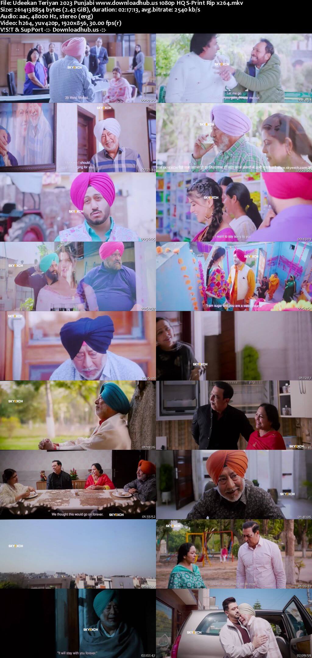 Udeekan Teriyan 2023 Punjabi 1080p 720p 480p HQ S-Print Rip x264