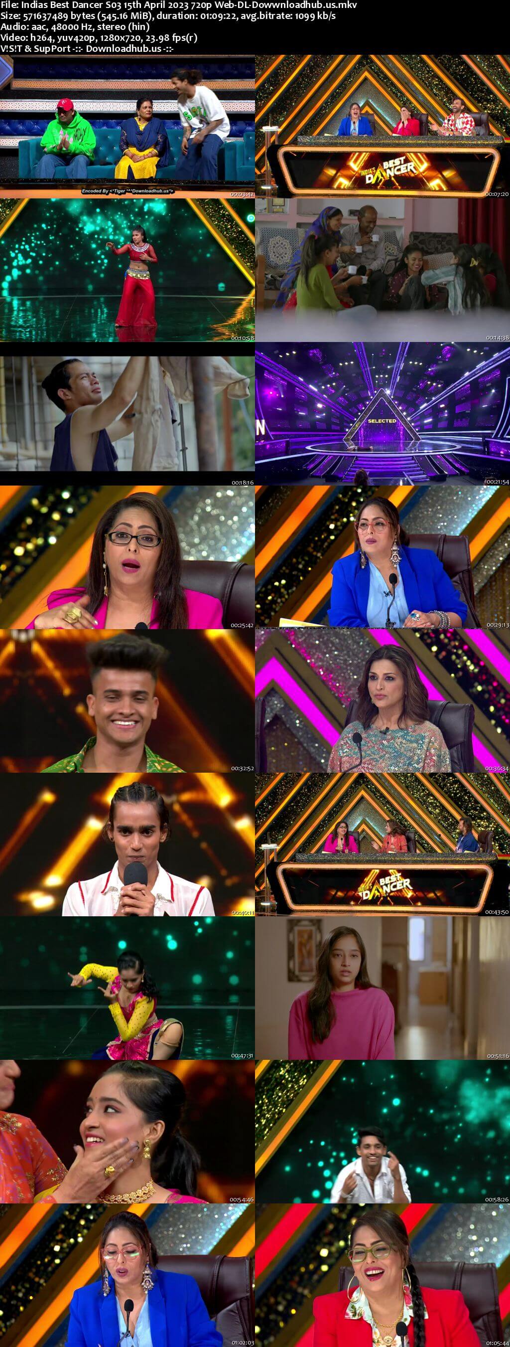 Indias Best Dancer S03 15 April 2023 Episode 3 Web-DL 720p 480p