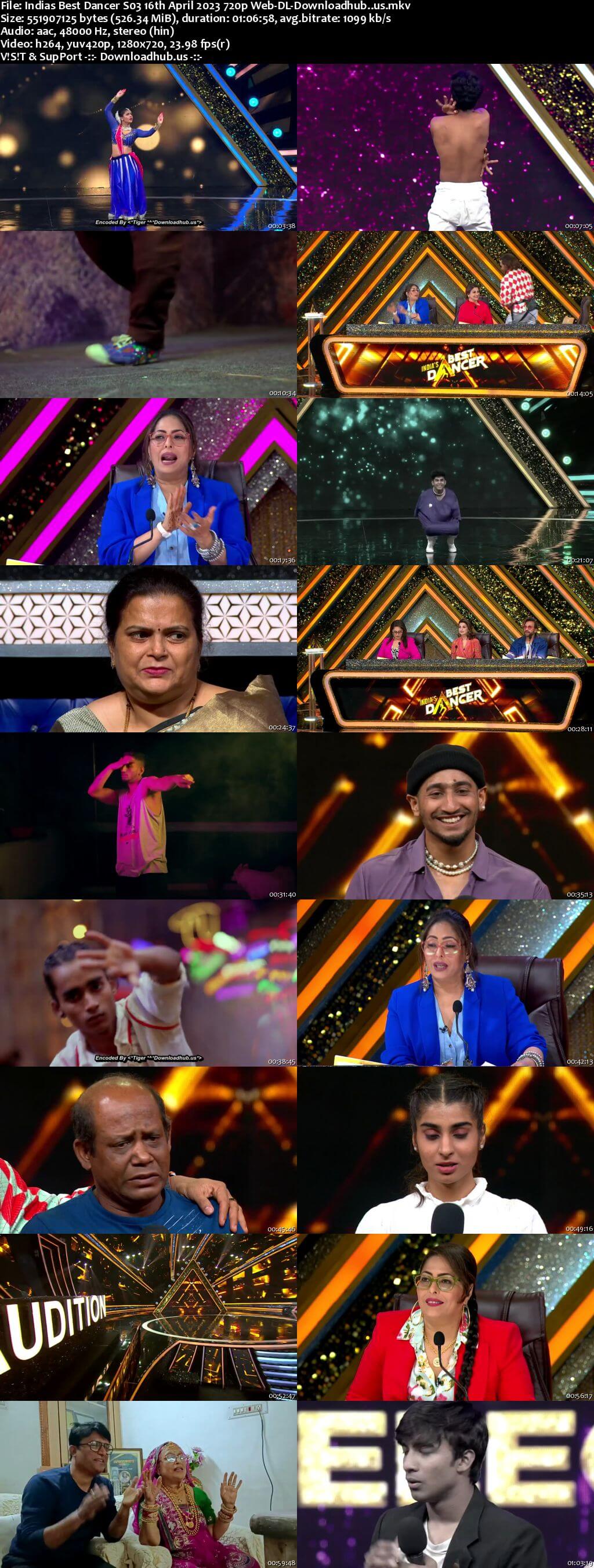 Indias Best Dancer S03 16 April 2023 Episode 4 Web-DL 720p 480p