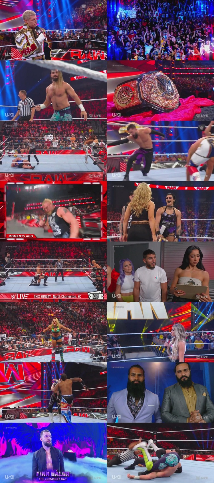 WWE Monday Night Raw 8th May 2023 720p 500MB WEBRip 480p