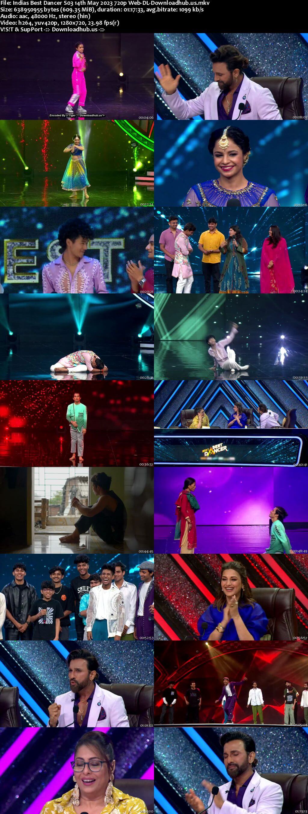 Indias Best Dancer S03 14 May 2023 Episode 12 Web-DL 720p 480p