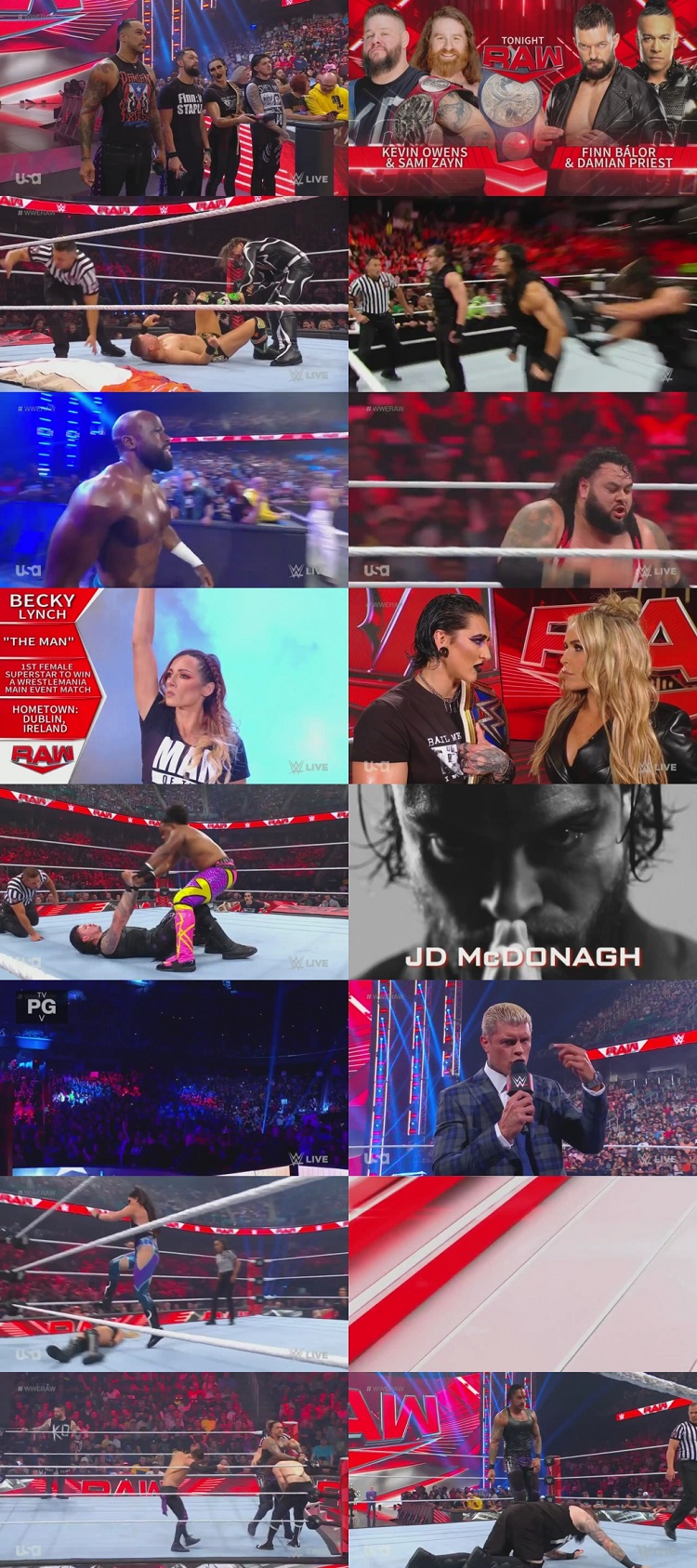WWE Monday Night Raw 15th May 2023 720p 500MB WEBRip 480p