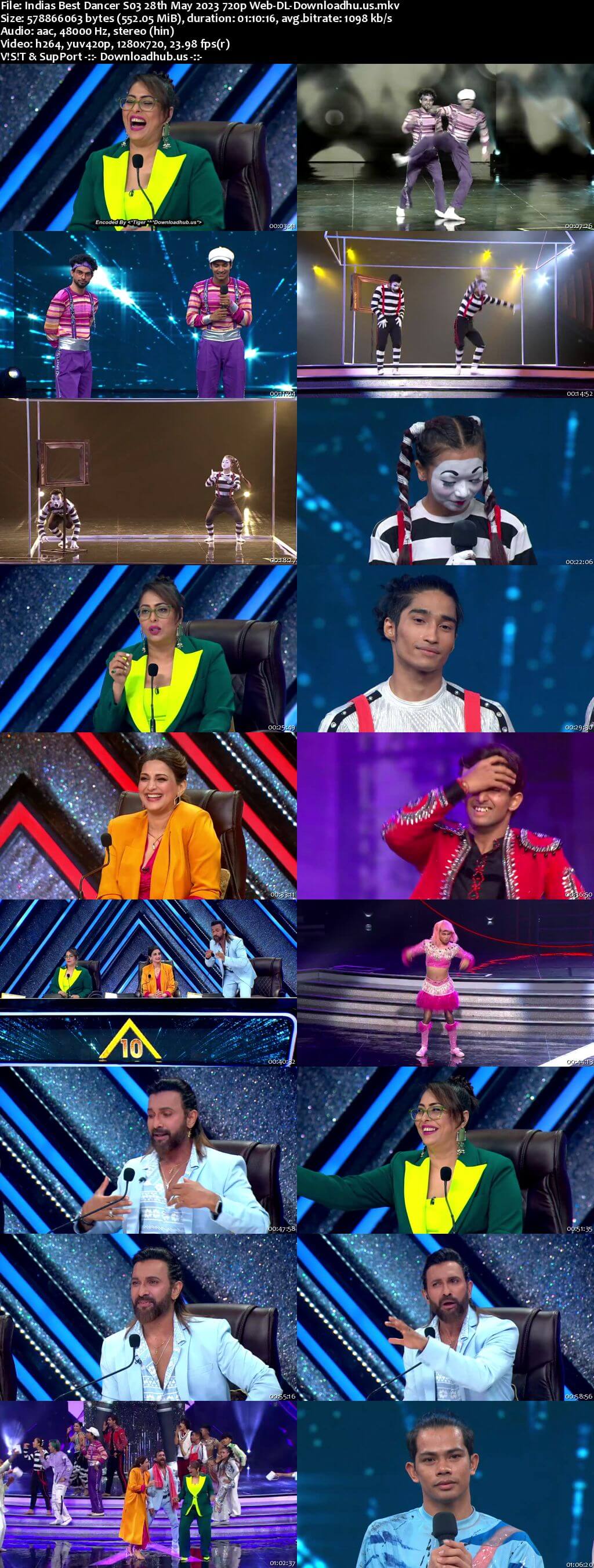 Indias Best Dancer S03 28 May 2023 Episode 16 Web-DL 720p 480p