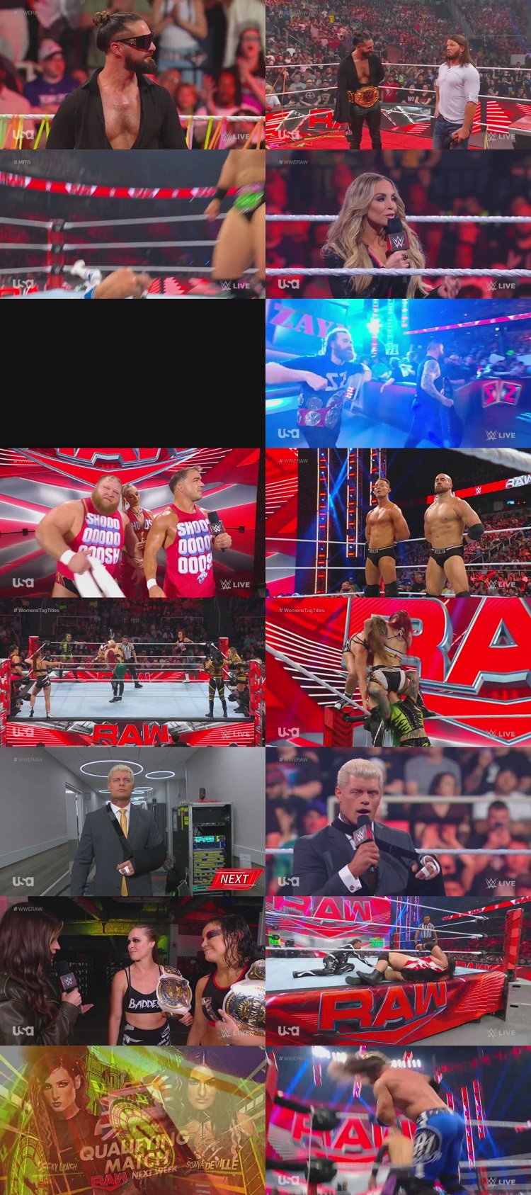 WWE Monday Night Raw 29th May 2023 720p 500MB WEBRip 480p