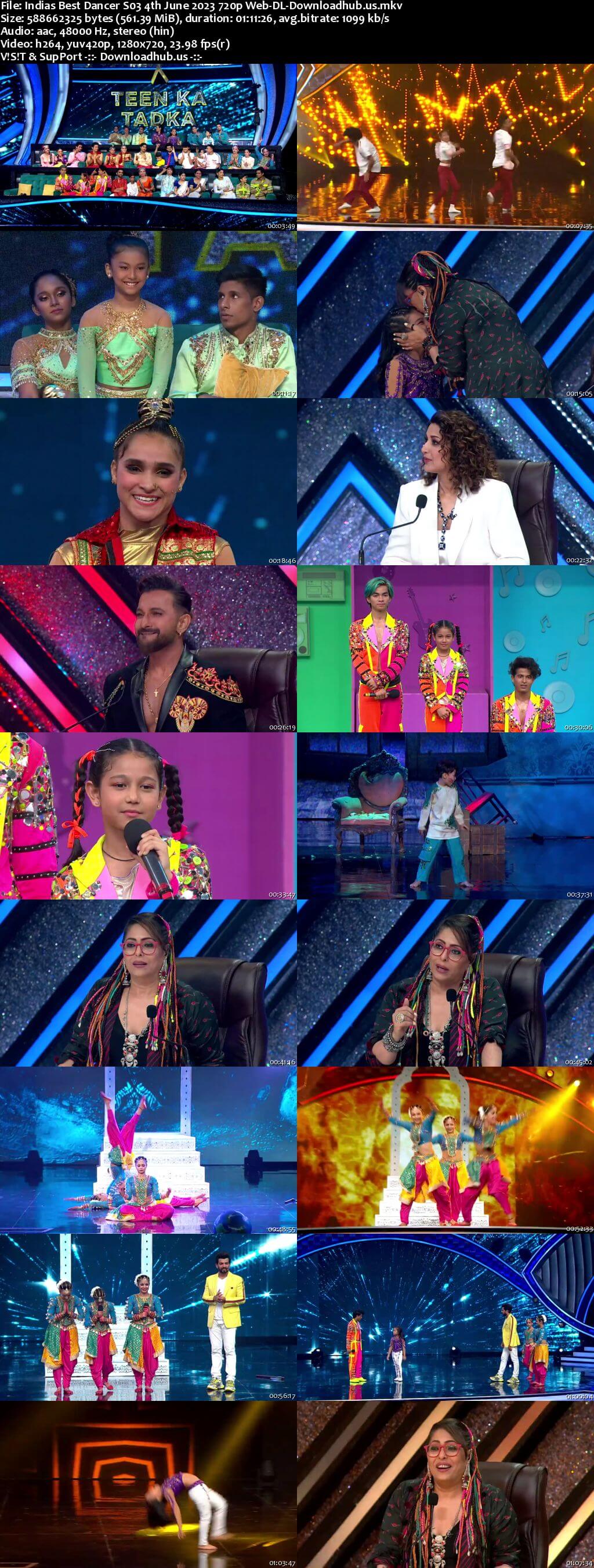 Indias Best Dancer S03 04 June 2023 Episode 18 Web-DL 720p 480p