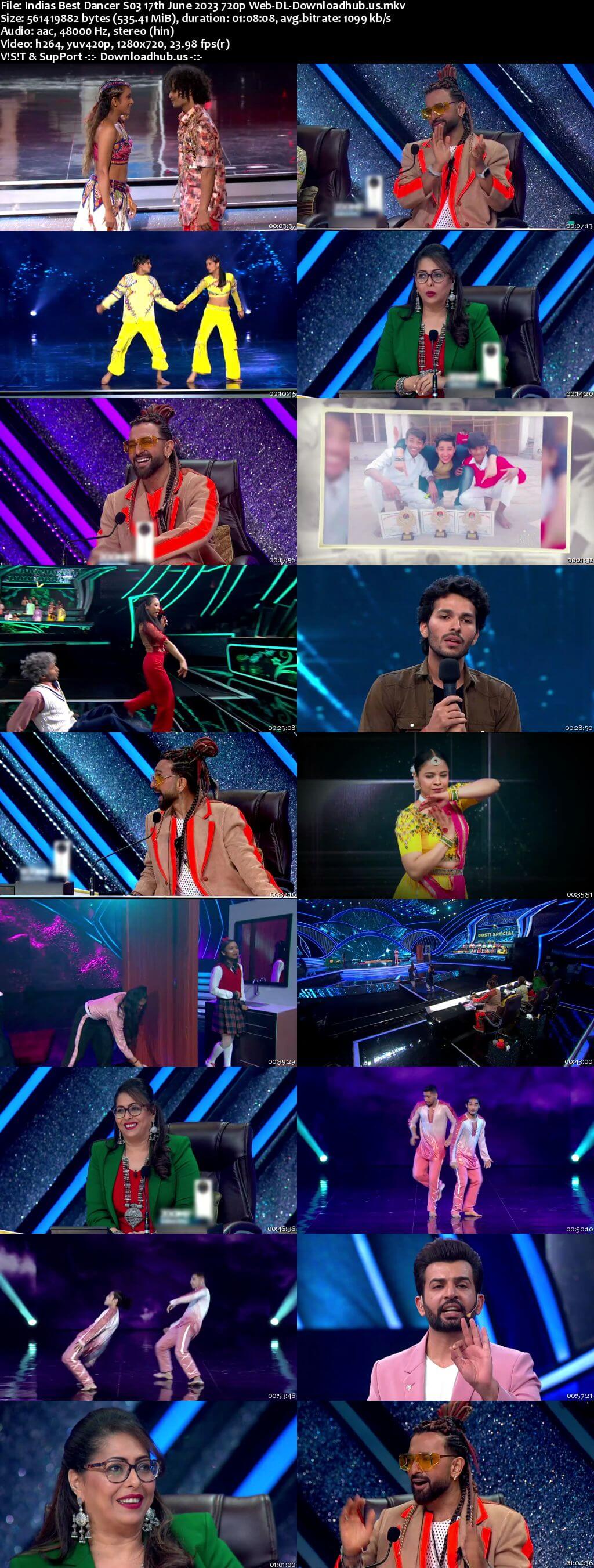 Indias Best Dancer S03 17 June 2023 Episode 21 Web-DL 720p 480p