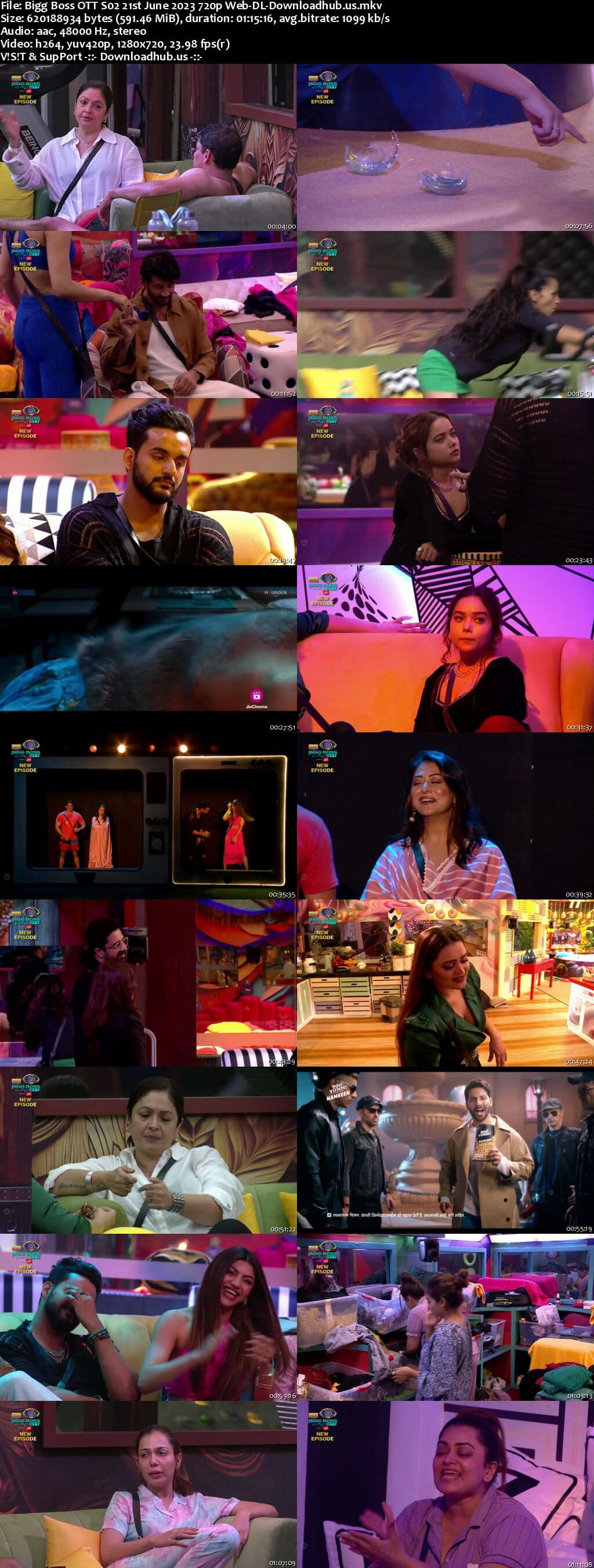 Bigg Boss OTT S02 21 June 2023 Episode 05 Web-DL 720p 480p