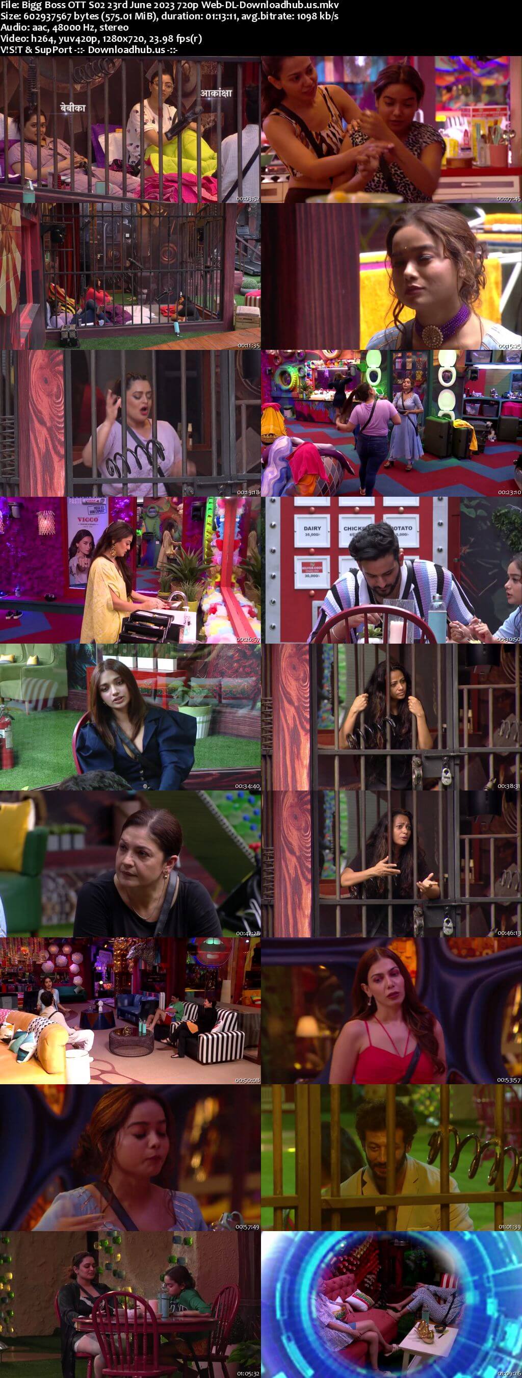 Bigg Boss OTT S02 23 June 2023 Episode 07 Web-DL 720p 480p