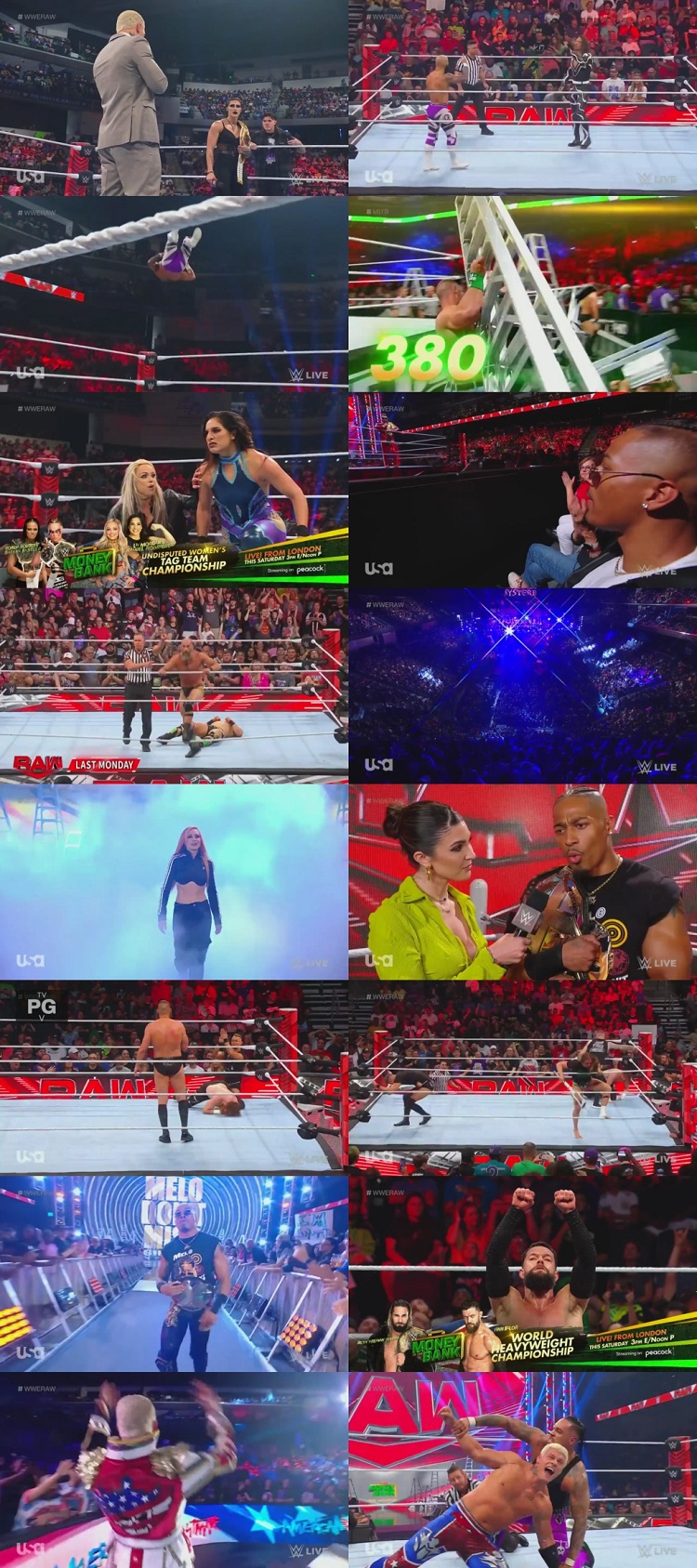 WWE Monday Night Raw 26th June 2023 720p 500MB WEBRip 480p
