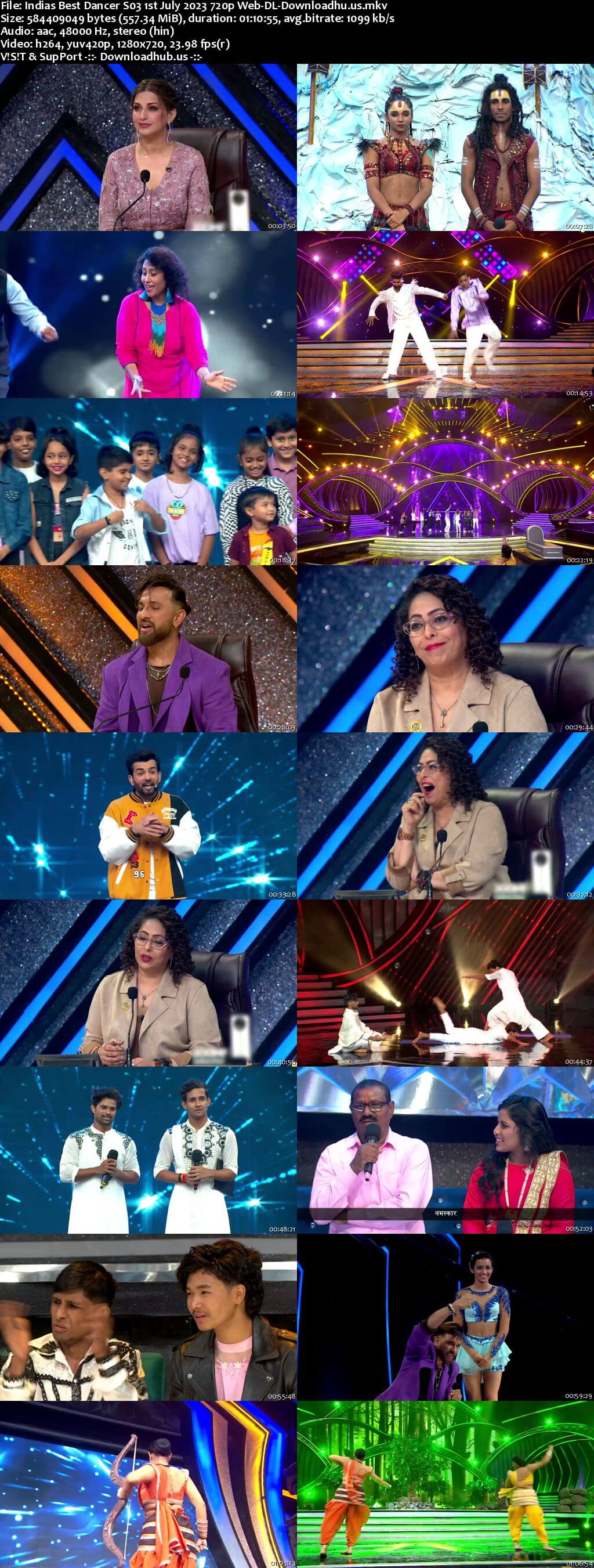 Indias Best Dancer S03 01 July 2023 Episode 25 Web-DL 720p 480p