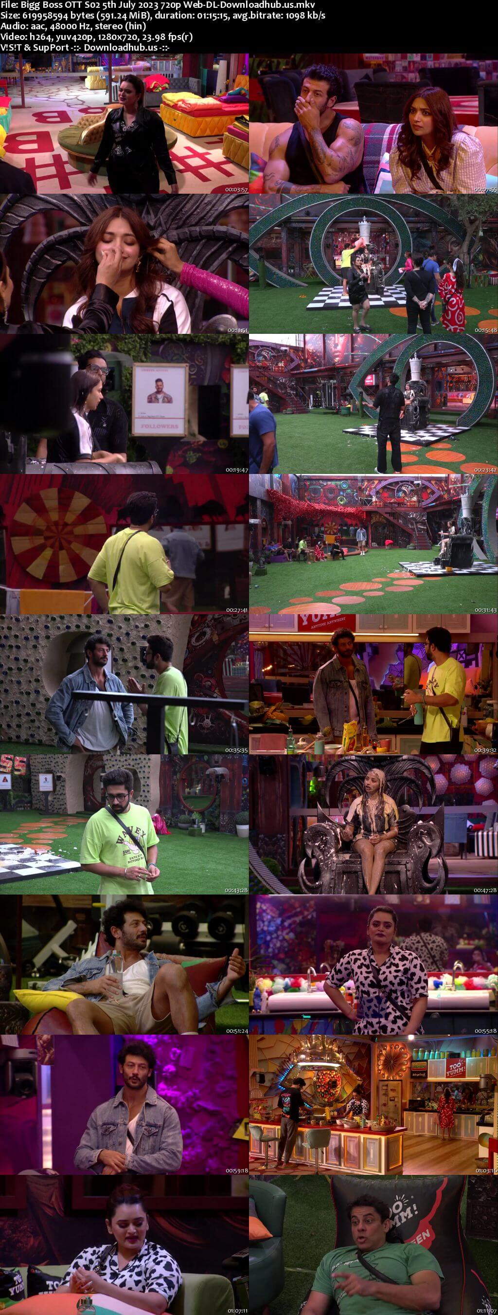 Bigg Boss OTT S02 05 July 2023 Episode 19 Web-DL 720p 480p