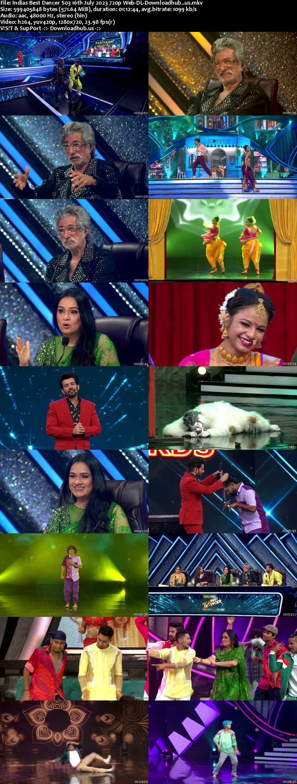 Indias Best Dancer S03 16 July 2023 Episode 30 Web-DL 720p 480p