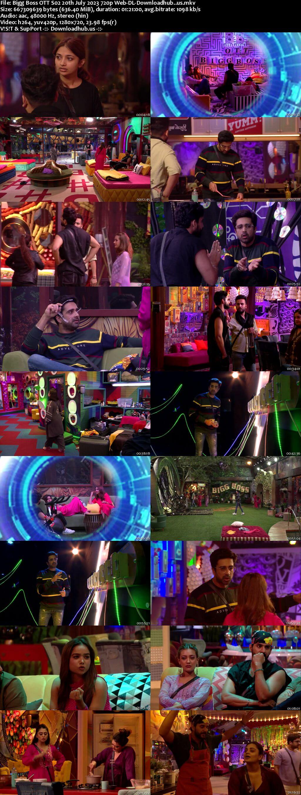 Bigg Boss OTT S02 20 July 2023 Episode 34 Web-DL 720p 480p