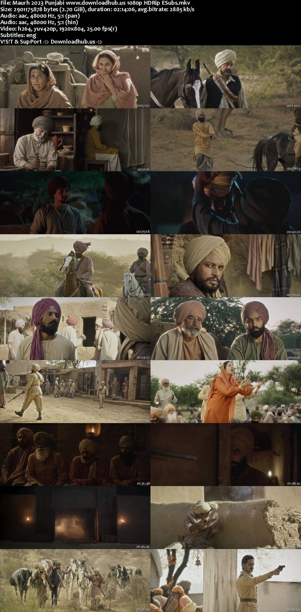 Maurh 2023 Punjabi Movie 1080p 720p 480p HDRip ESubs HEVC