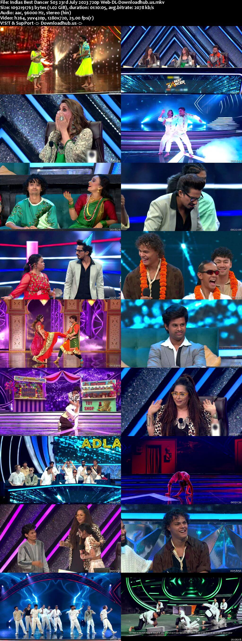 Indias Best Dancer S03 23 July 2023 Episode 32 Web-DL 720p 480p